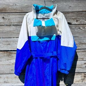 Vintage Peregrine Multicolor Blue Ski Suit
